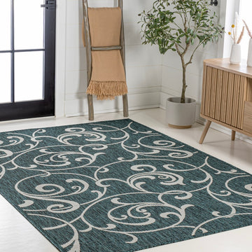 Maribel Traditional Classic All-Over Scroll Area Rug